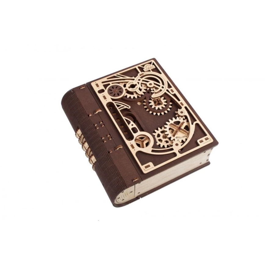 Ugears - 3D fából készült mechanikus kirakós Titkok könyve