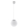 UGO kábeles csillár 1xE27/15W/230V, átm. 20 cm, fehér/fényes króm