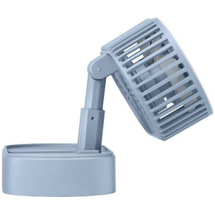 Újratölthető asztali ventilátor 3,7V 1200 mAh kék