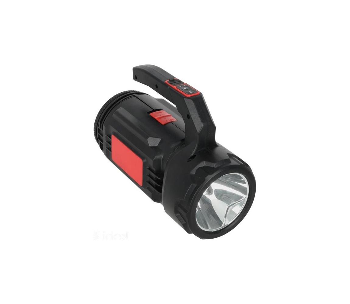 Újratölthető LED zseblámpa LED/5V 500 lm 1200 mAh fekete 004132