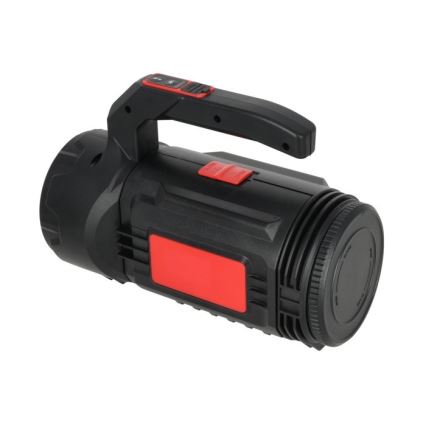 Újratölthető LED zseblámpa LED/5V 500 lm 1200 mAh fekete