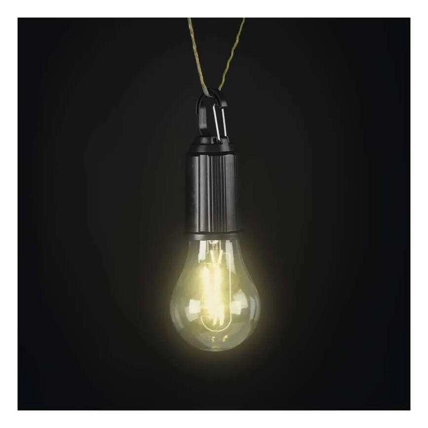 Újratölthető LED zseblámpa, USB-töltés, IP44, 90 lm, 400 mAh