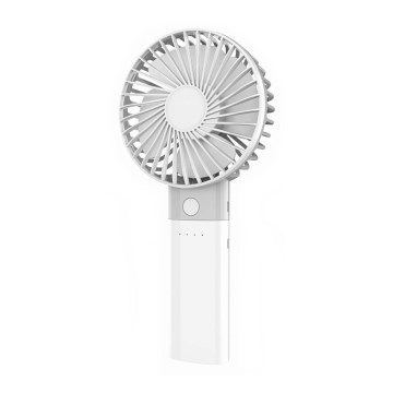 Újratölthető ventilátor beépített 4000 mAh/3,7 V powerbankkal, USB-C