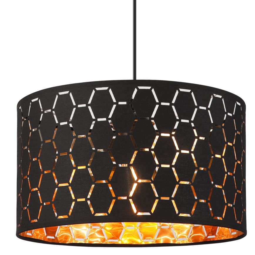 ULLE kábeles függőlámpa 1xE27/15W/230V fekete