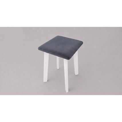 Ülőpuff LUBE 36x36 cm fehér/antracit