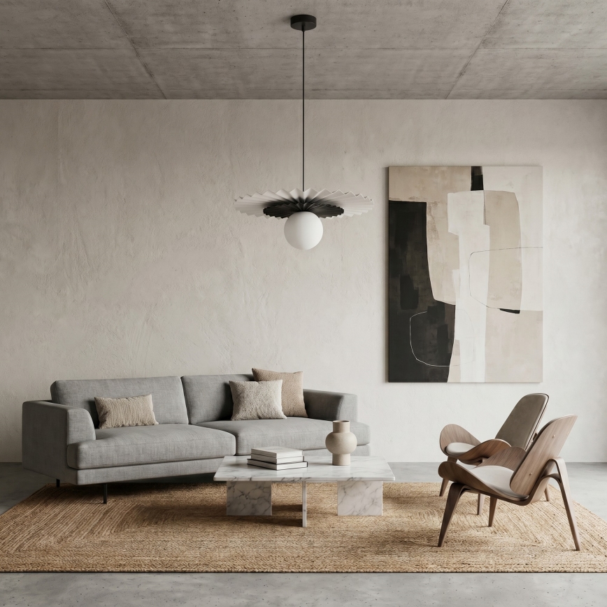 UMBRA kábeles csillár 1xG9/8W/230V fekete/fehér