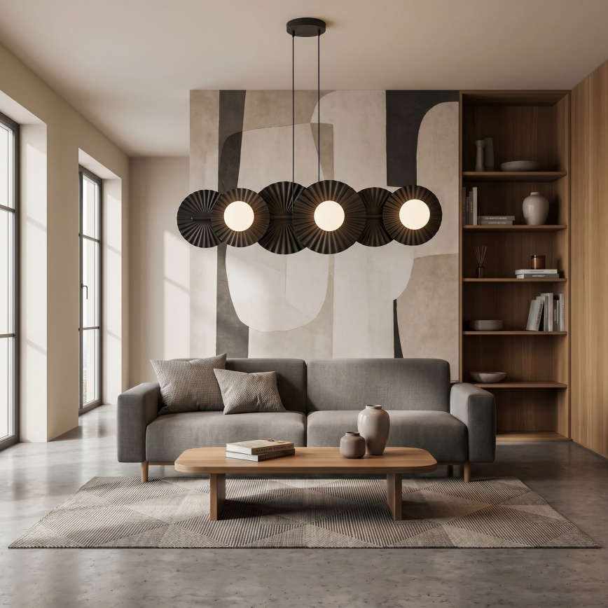 UMBRA kábeles csillár, 6xG9/8W/230V, fekete