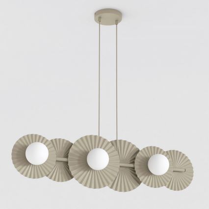 UMBRA zsinóros csillár 6xG9/8W/230V, bézs