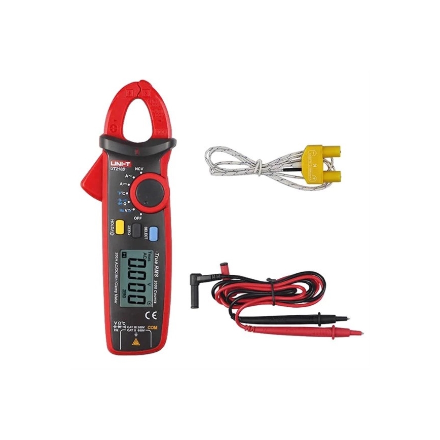 Uni-T - Fogós multiméter 2xAAA