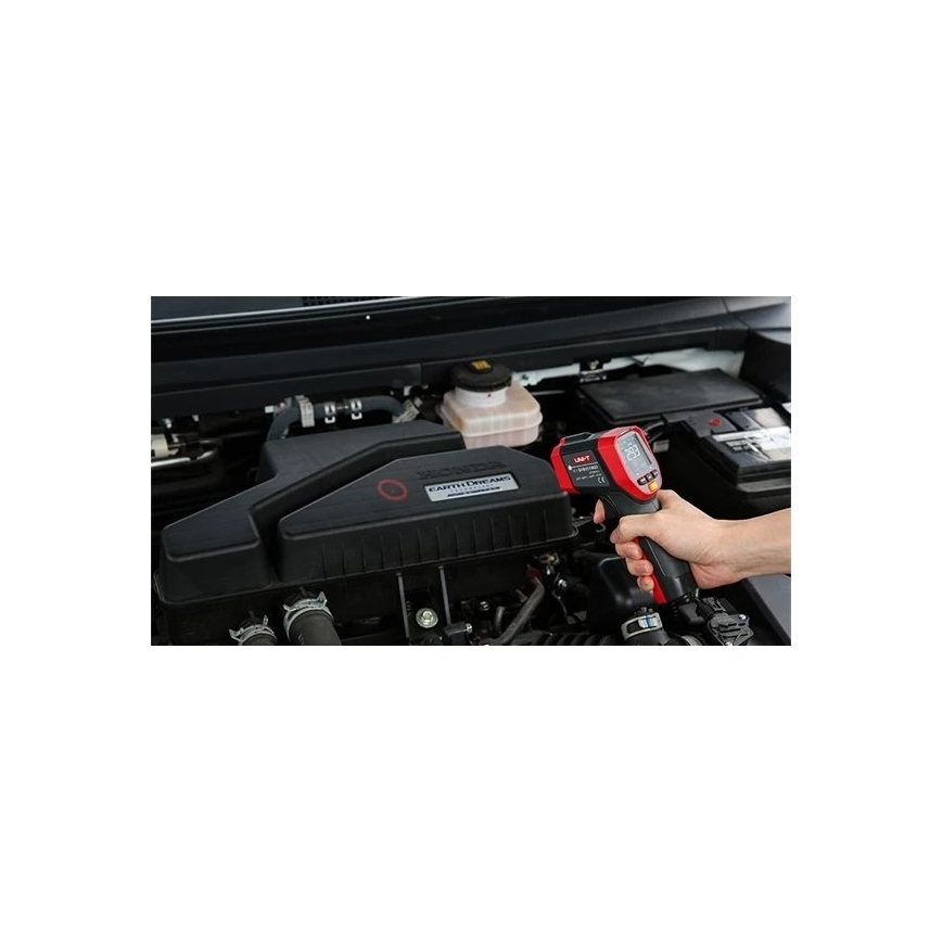 Uni-T - Infravörös érintés nélküli hőmérő 1x9V 6LR61 1300°C