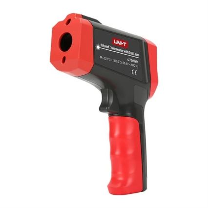 Uni-T - Infravörös érintés nélküli hőmérő 1x9V 6LR61 1300°C