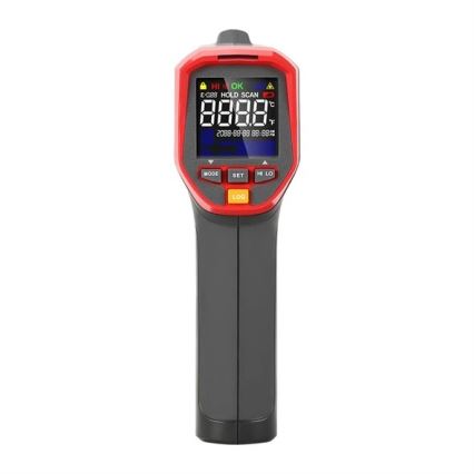 Uni-T - Infravörös érintés nélküli hőmérő 1x9V 6LR61 1300°C