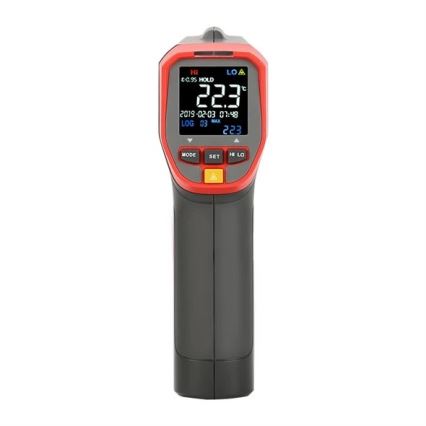 Uni-T - Infravörös érintés nélküli hőmérő 1x9V 6LR61 600°C
