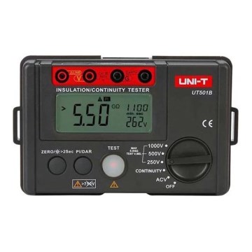 Uni-T UT501B - Szigetelési ellenállásmérő 6xAA