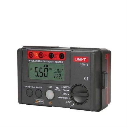 Uni-T UT501B - Szigetelési ellenállásmérő 6xAA