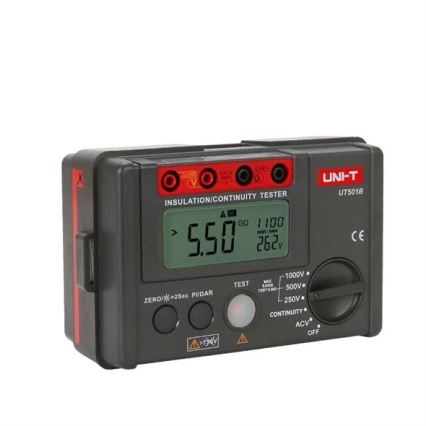 Uni-T UT501B - Szigetelési ellenállásmérő 6xAA