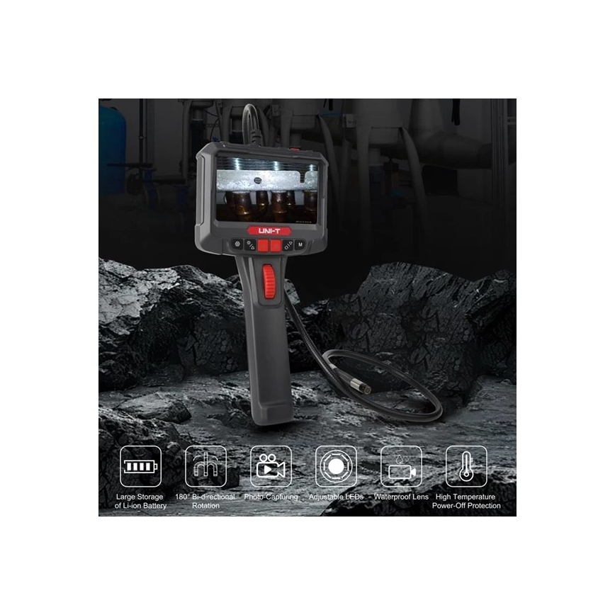Uni-T UT663B - Endoszkóp 3,7 V 3000 mAh IP67 3 m