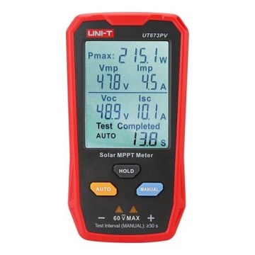Uni-T UT673PV - MPPT napelemes multiméter