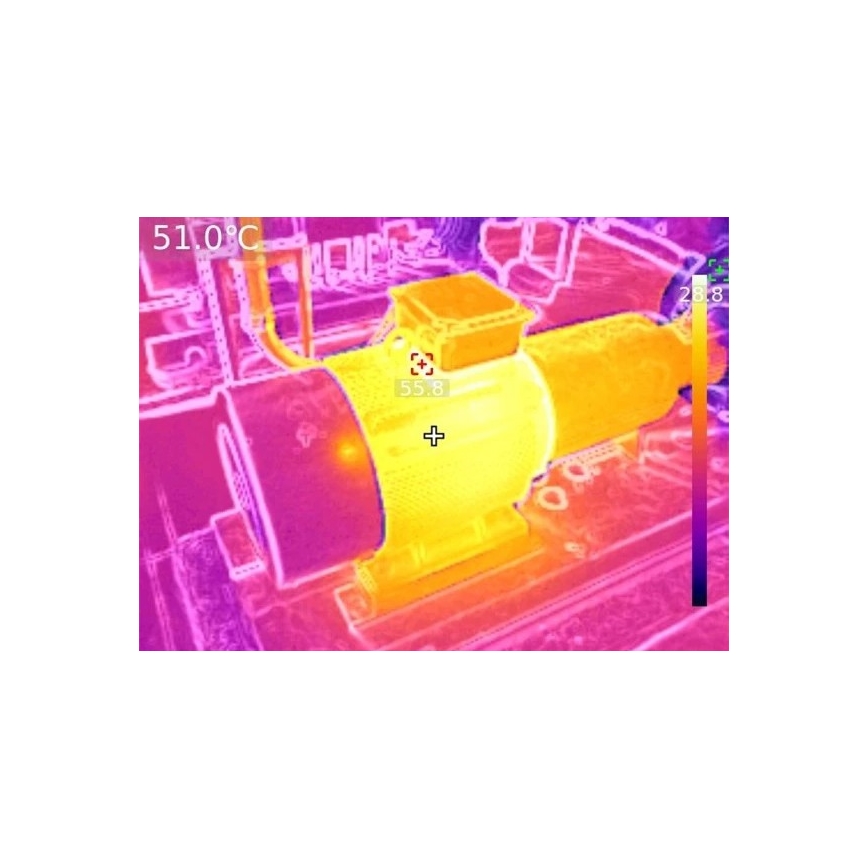 Uni-T UTi720V - Hőkamera 5200 mAh 640x480 px 3,7V IP54