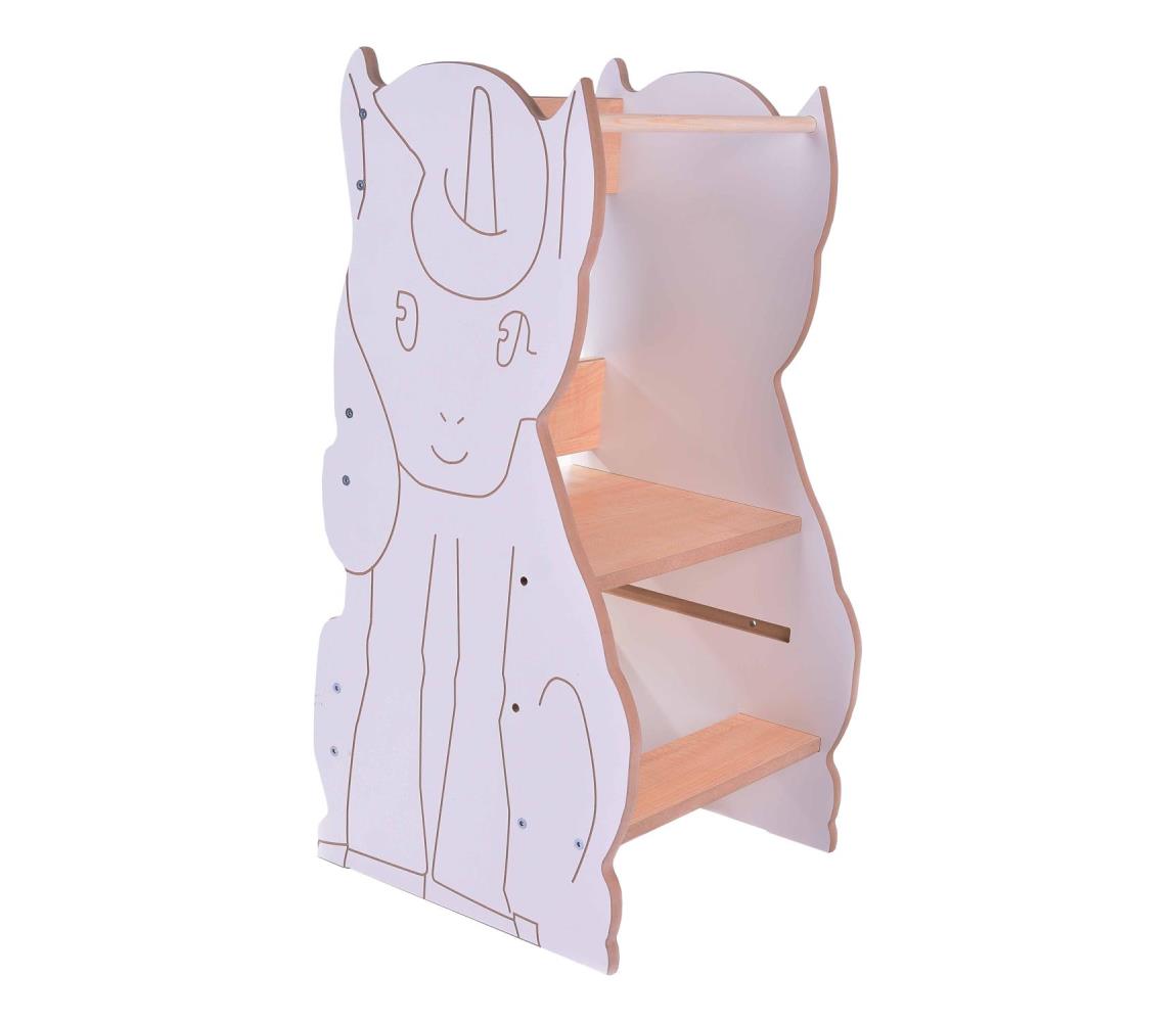 AVETO CZ UNICORN tanulótorony fehér/juhar 8590828049487