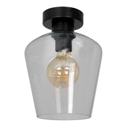 Univerzális csereüveg SANTIAGO E27 átm. 18 cm átlátszó