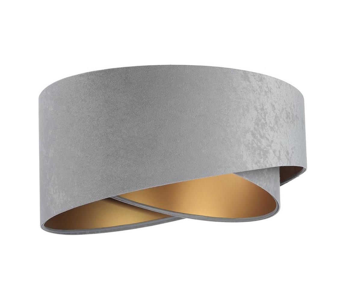 Univerzális GALAXY E27 lámpabúra 45 cm szürke/arany 060