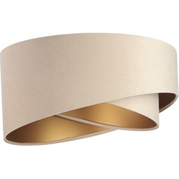 Univerzális GALAXY E27 lámpabúra, átmérő 45 cm, bézs/arany