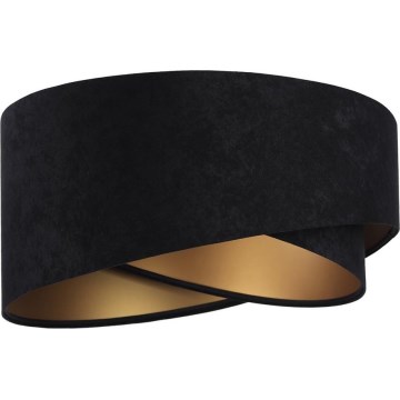 Univerzális GALAXY E27 lámpabúra átmérő 45 cm fekete/arany