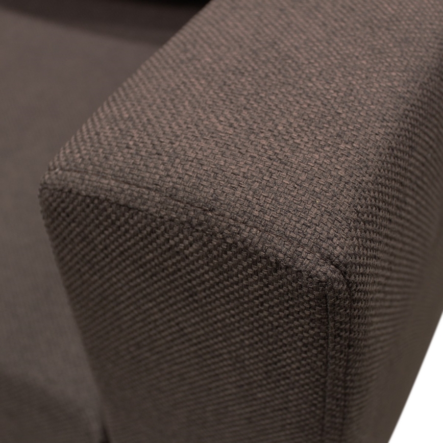 SEYA univerzális, kihúzható U-alakú sarokülőgarnitúra tárolóhellyel, barna