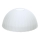 Univerzális ROCCA E27 üvegbúra, átm. 17 cm, fehér