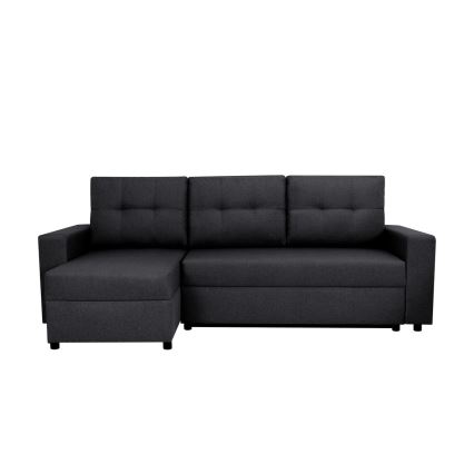 Univerzális sarokkanapé ágyfunkcióval és tárolóhellyel SEVILLA antracit