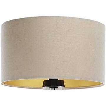 Univerzális STANDART E27 lámpabúra, 45 cm átmérő, bézs/arany