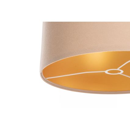 Univerzális STANDART E27 lámpabúra, 45 cm átmérő, bézs/arany