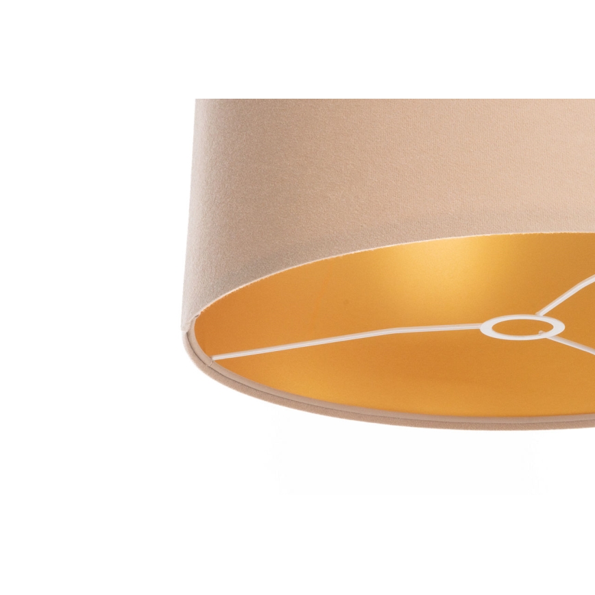 Univerzális STANDART E27 lámpabúra, 45 cm átmérő, bézs/arany