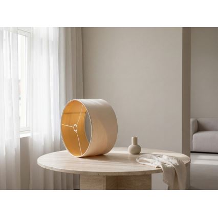 Univerzális STANDART E27 lámpabúra, átmérő 45 cm, krémszín/arany