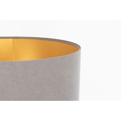 Univerzális STANDART E27 lámpabúra, átmérő 45 cm, szürke/arany