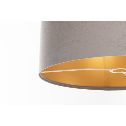 Univerzális STANDART E27 lámpabúra, átmérő 45 cm, szürke/arany