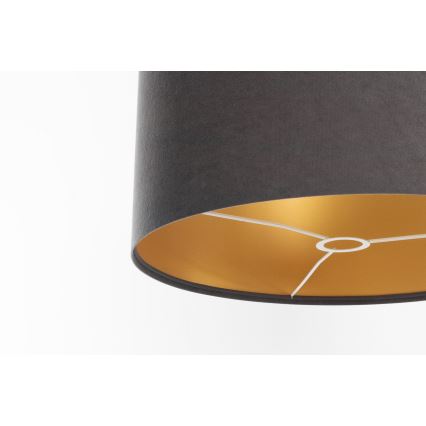 Univerzális STANDART E27 lámpabúra, átmérő 45 cm, szürke/arany