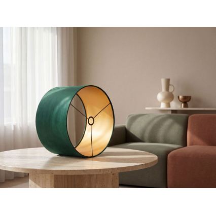 Univerzális STANDART E27 lámpabúra, átmérő 45 cm, zöld/arany