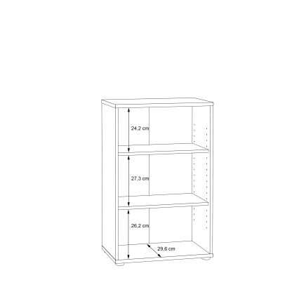 URAN könyvespolc artisan tölgy