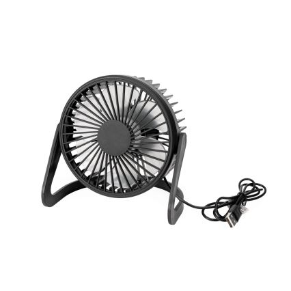 Asztali ventilátor USB, átmérő 15 cm, fekete