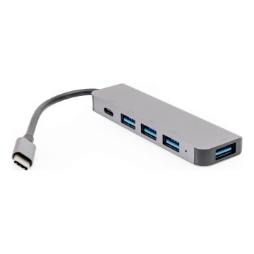 USB-C hub, 5 az 1-ben, 100W Power Delivery