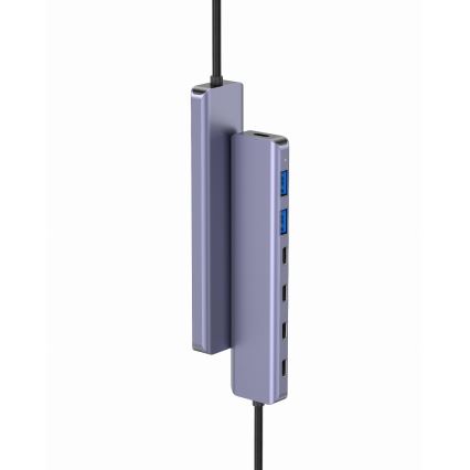 USB-C hub 7 az 1-ben Power Delivery 100W
