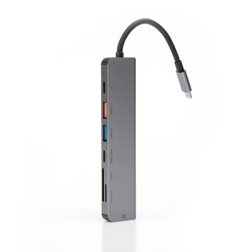 USB hub 7in1 Power Delivery 100W HDMI 4K