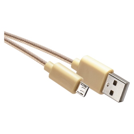 USB kábel USB 2.0 A konnektor/USB B micro konnektor arany