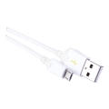 USB kábel USB 2.0 A konnektor/USB B micro konnektor fehér