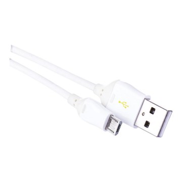 USB kábel USB 2.0 A konnektor/USB B micro konnektor fehér