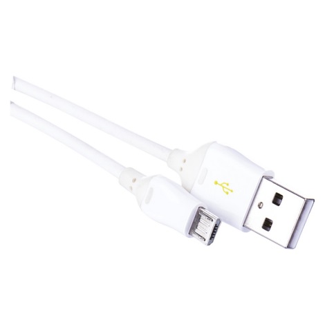 USB kábel USB 2.0 A konnektor/USB B micro konnektor fehér