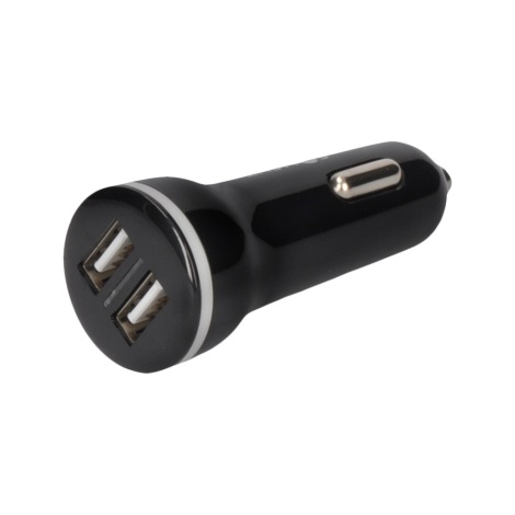 USB Töltő adapter autóba 2xUSB 4200mA/DC 12-24V