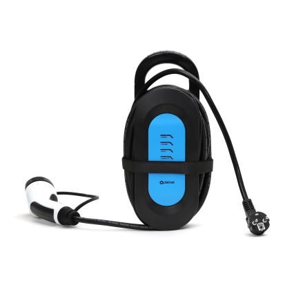 Utazási töltőállomás 2 típusú elektromos autókhoz 2 EV/PHEV SCHUKO 16A 3,7kW 5m